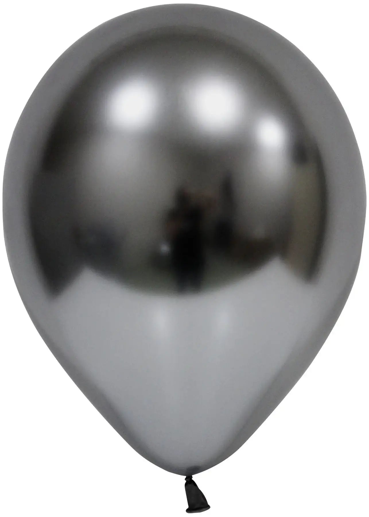 Space Grey Chrome Latex Balloon - 12 Inch (Pk 50)