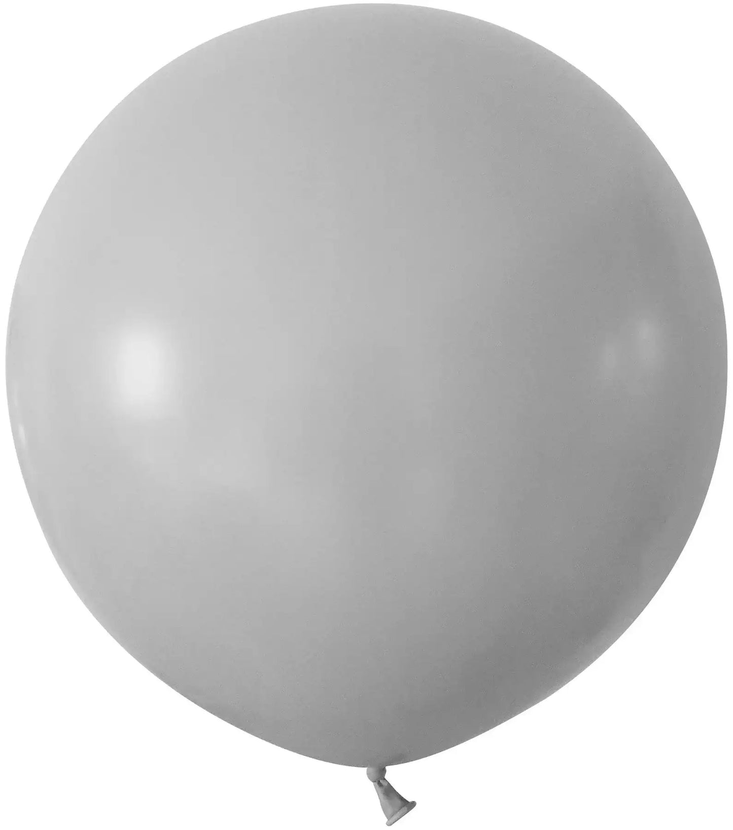 Grey Jumbo Latex Balloon - 24 Inch (Pk 3)