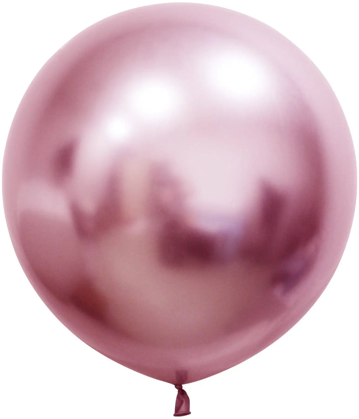 Pink Chrome Jumbo Latex Balloon - 24 Inch (Pk 3)