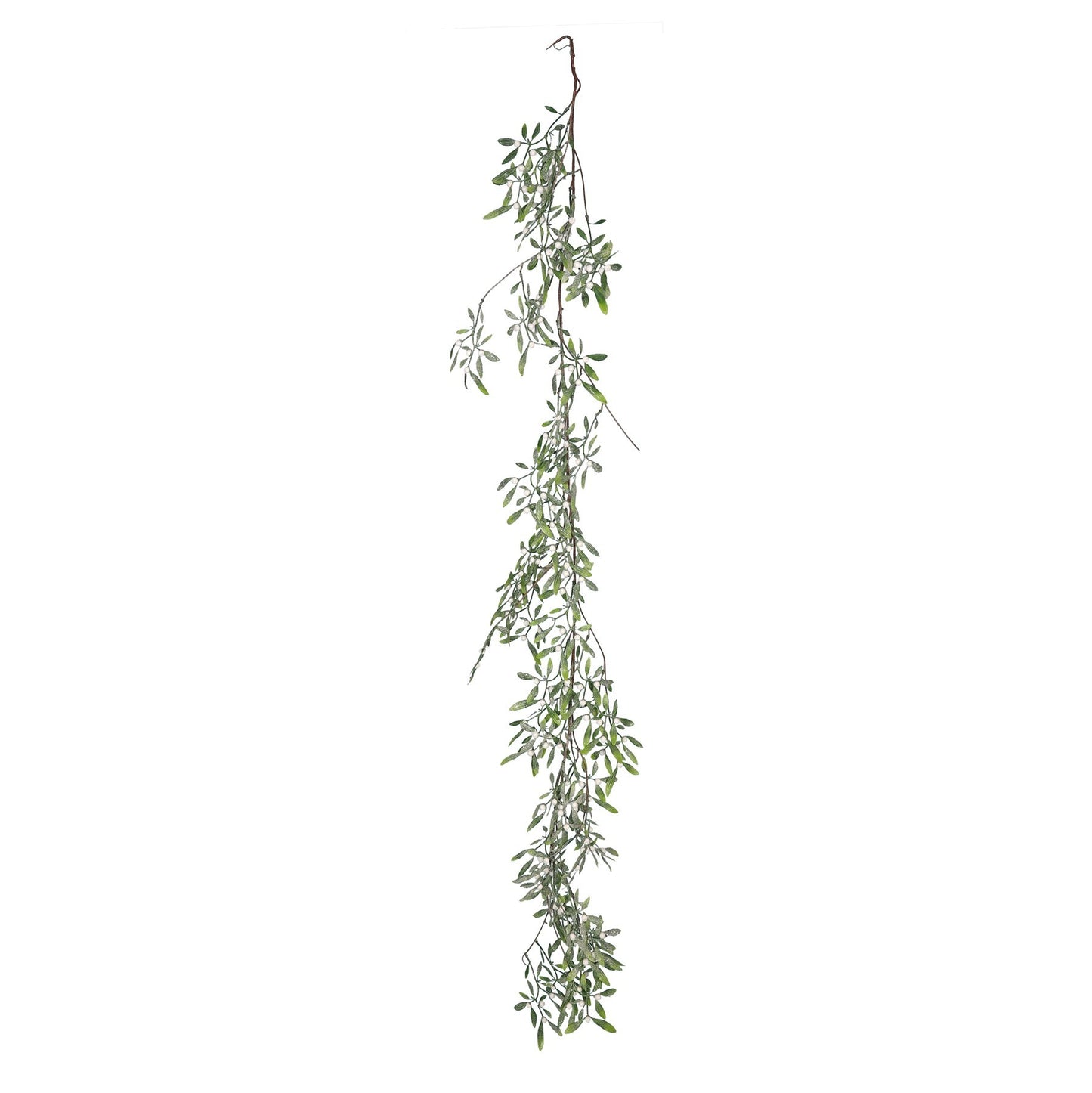 Frosted White Berry Mistletoe Garland