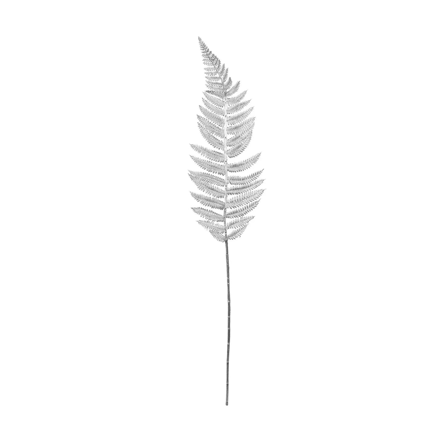 Metallic Fern Leaf stem Silver