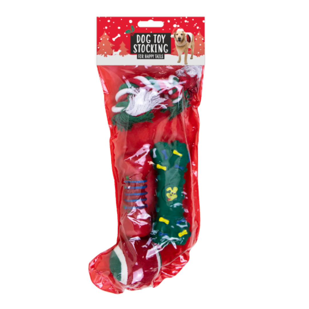 Discover the Christmas Dog Toy Stocking at Bristow Direct