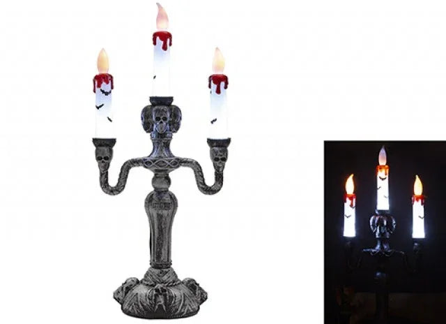 Light Up Triple Candle Stick (40cm)