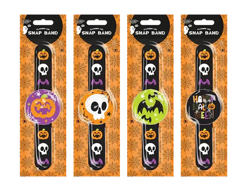 Halloween Flashing LED Snap Band