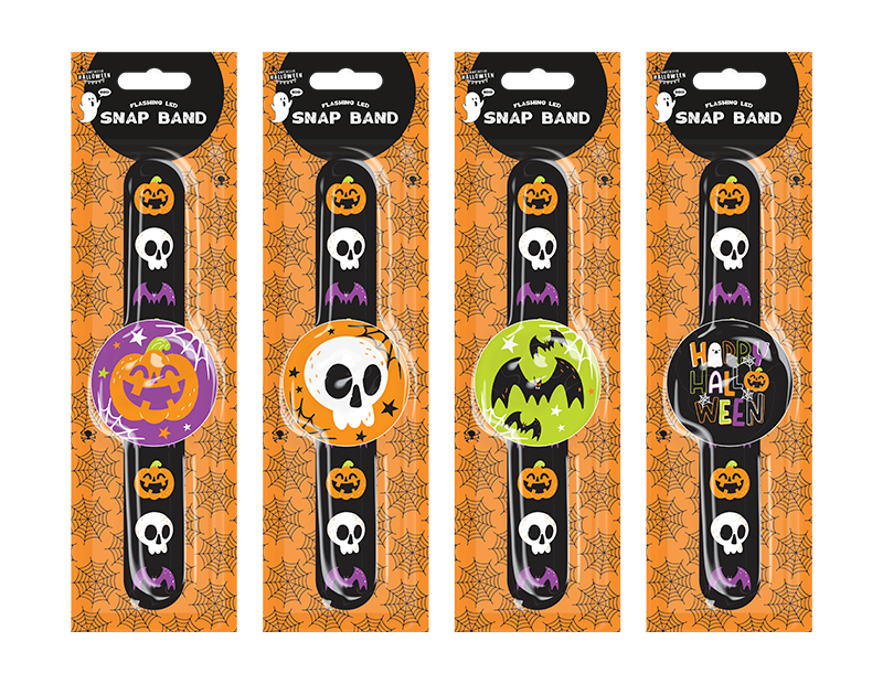 Halloween Flashing LED Snap Band