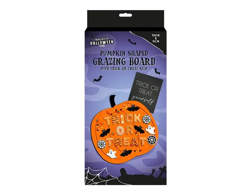 Halloween Pumpkin Shaped Grazing Board