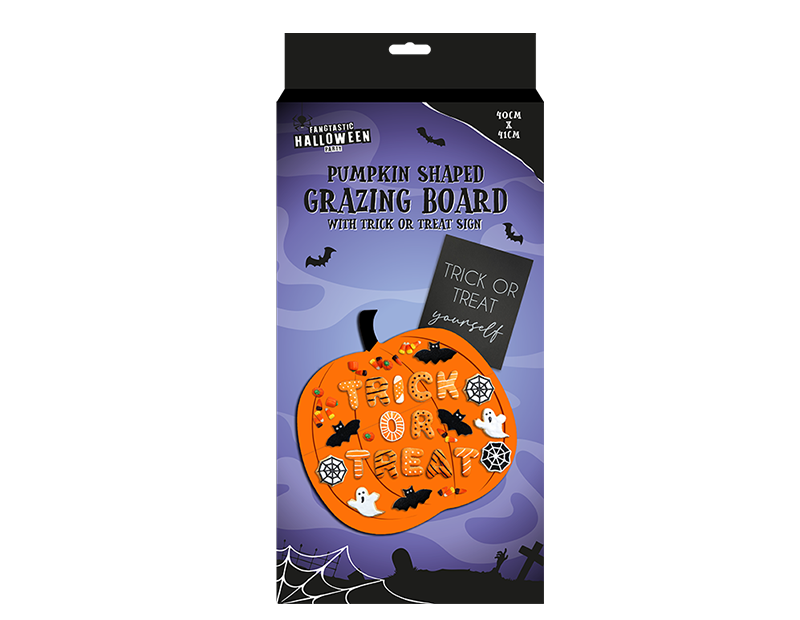 Halloween Pumpkin Shaped Grazing Board