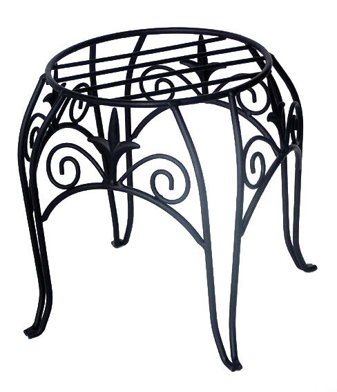 Discover the Black Cameo Metal Plant Display Stand (25cm H) at Bristow Direct
