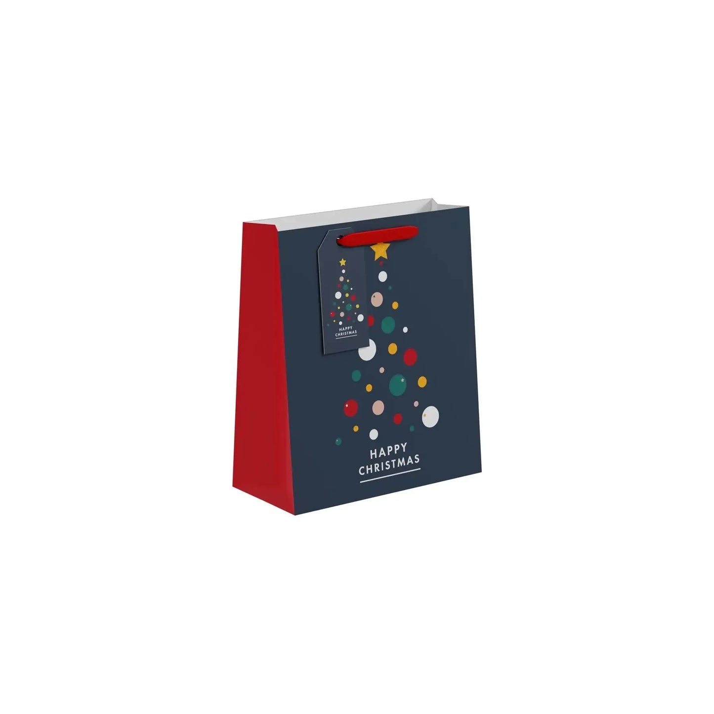 Happy Christmas Bauble Gift Bag (Medium)