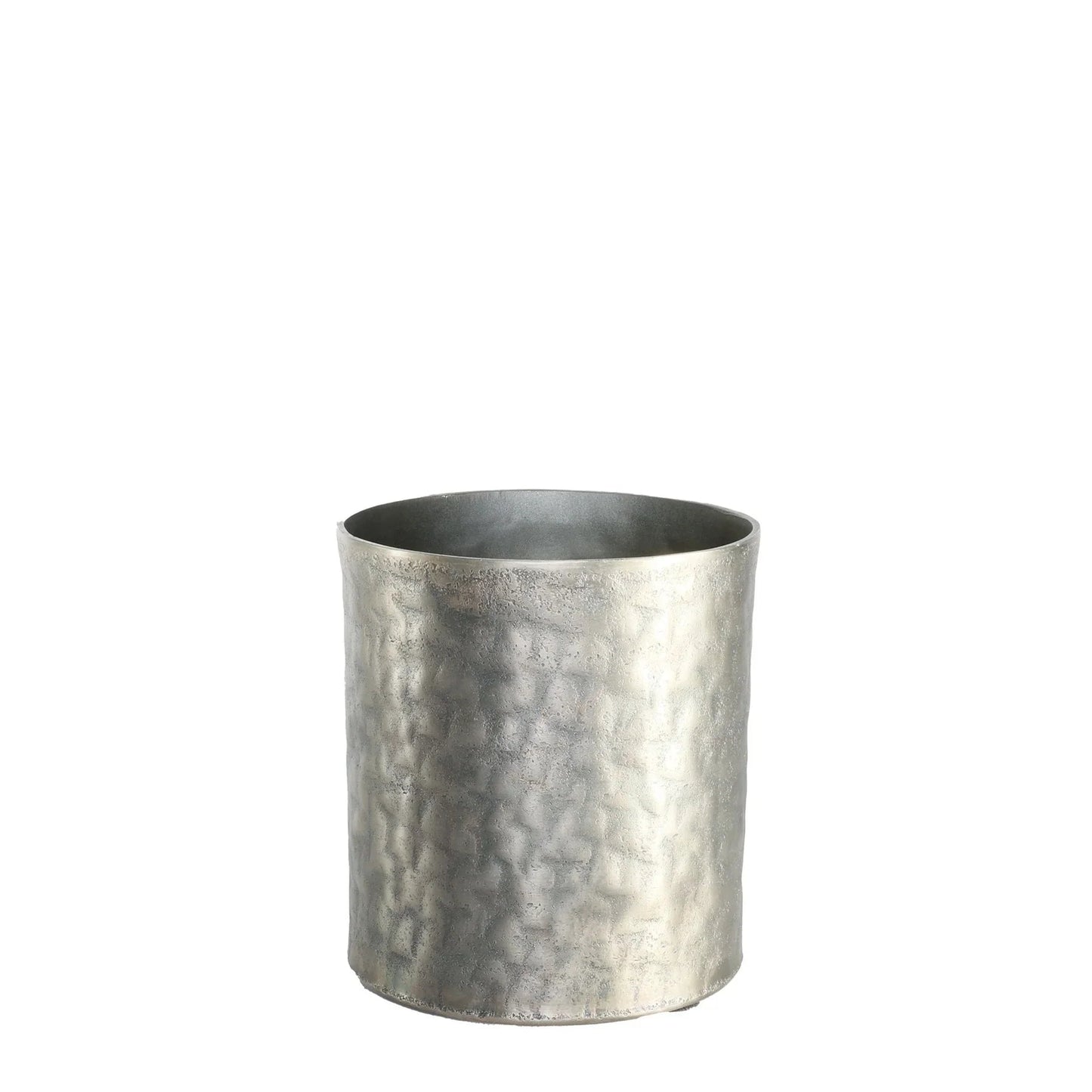 Apollo Cylinder Antique Silver Pot (17cm)