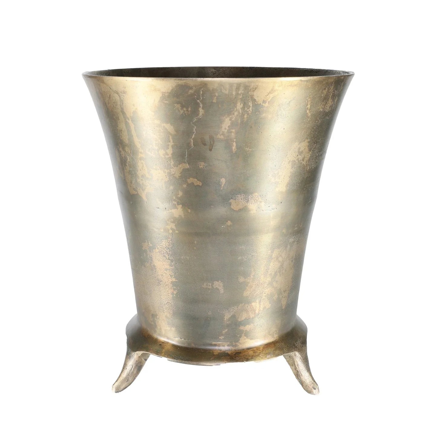 Antique Gold Poseidon Footed Planter (42 x 34.5cm)