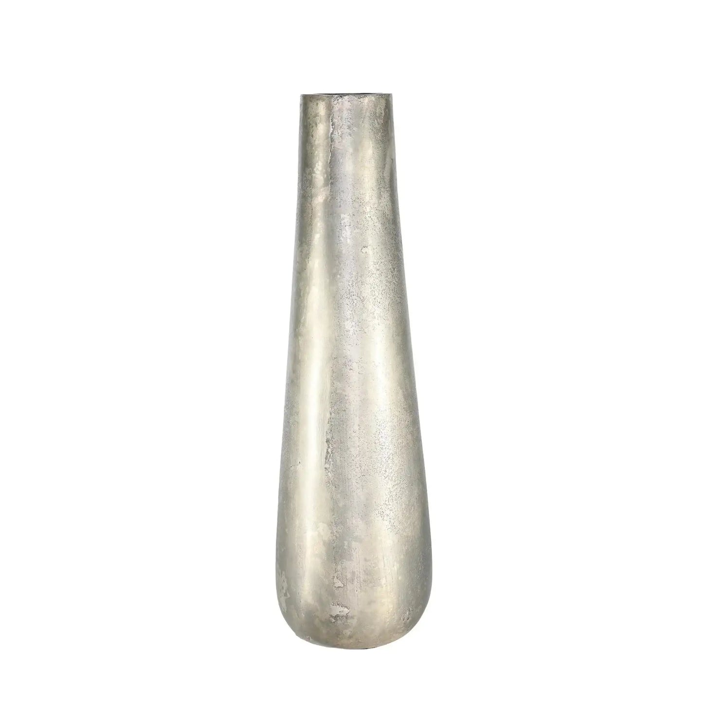 Antique Silver Poseidon Vase (49x15.5cm)