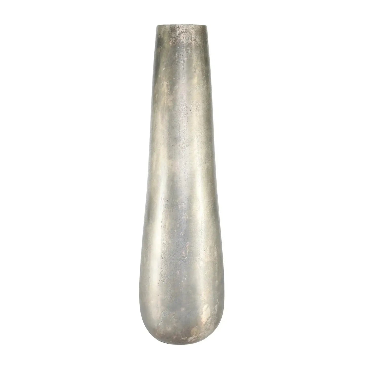 Antique Silver Poseidon Vase (58 x 17cm)