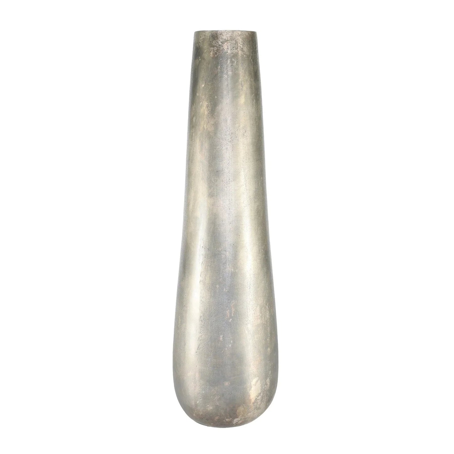 Antique Silver Poseidon Vase (58 x 17cm)
