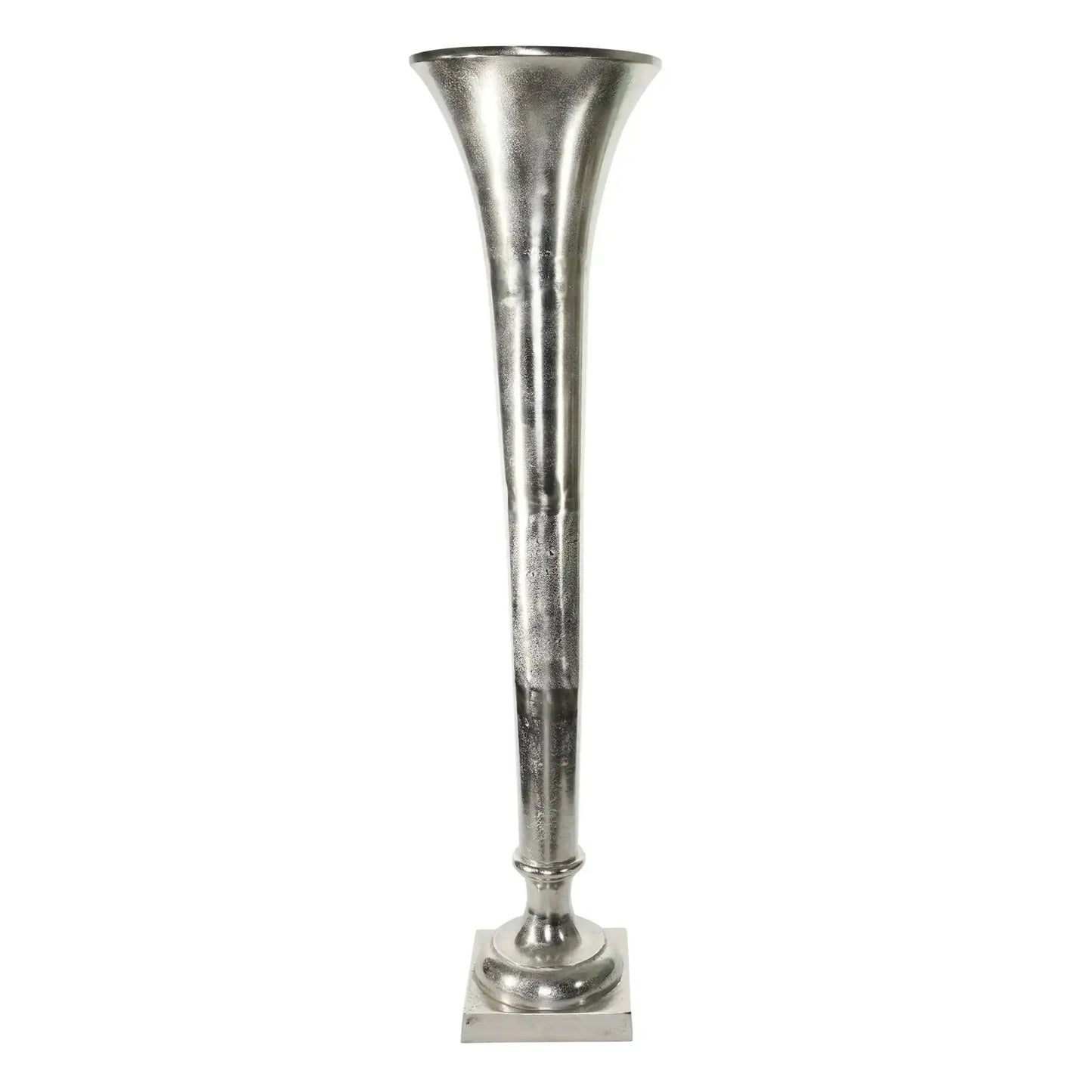 Silver Poseidon Trumpet Vase (140 x 34cm)