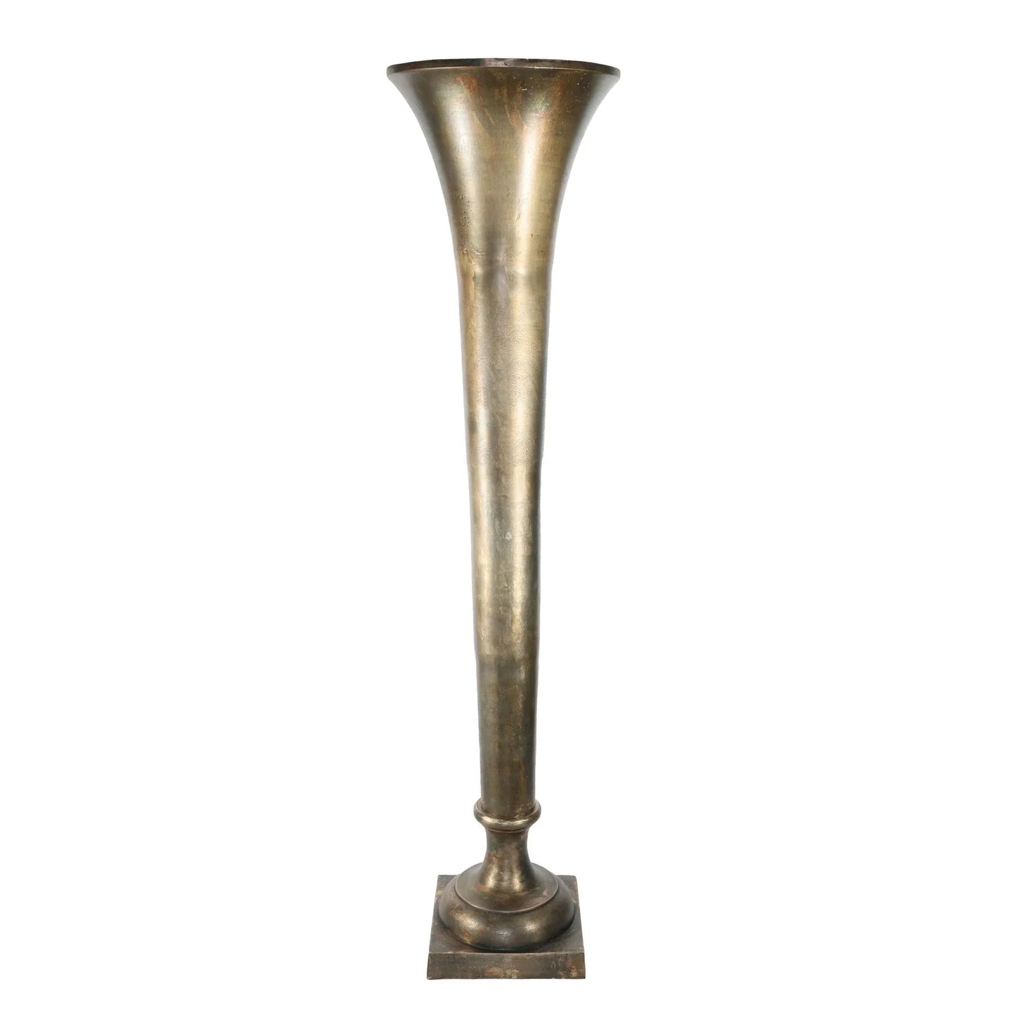 Gold Poseidon Trumpet Vase (140 x 34cm)
