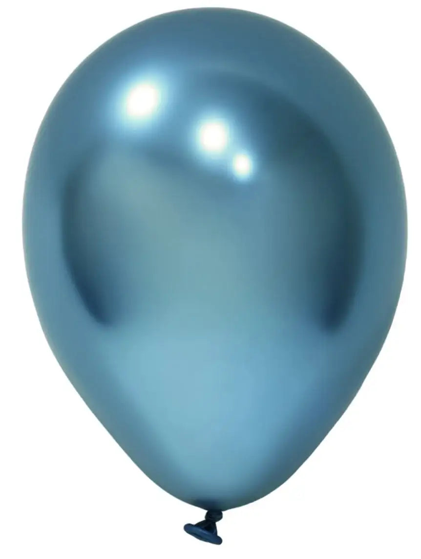 Blue Chrome Latex Balloon 5Inch (Pack of 100)