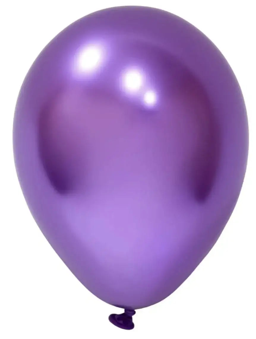 Violet Chrome Latex Balloon 5Inch (Pack of 100)