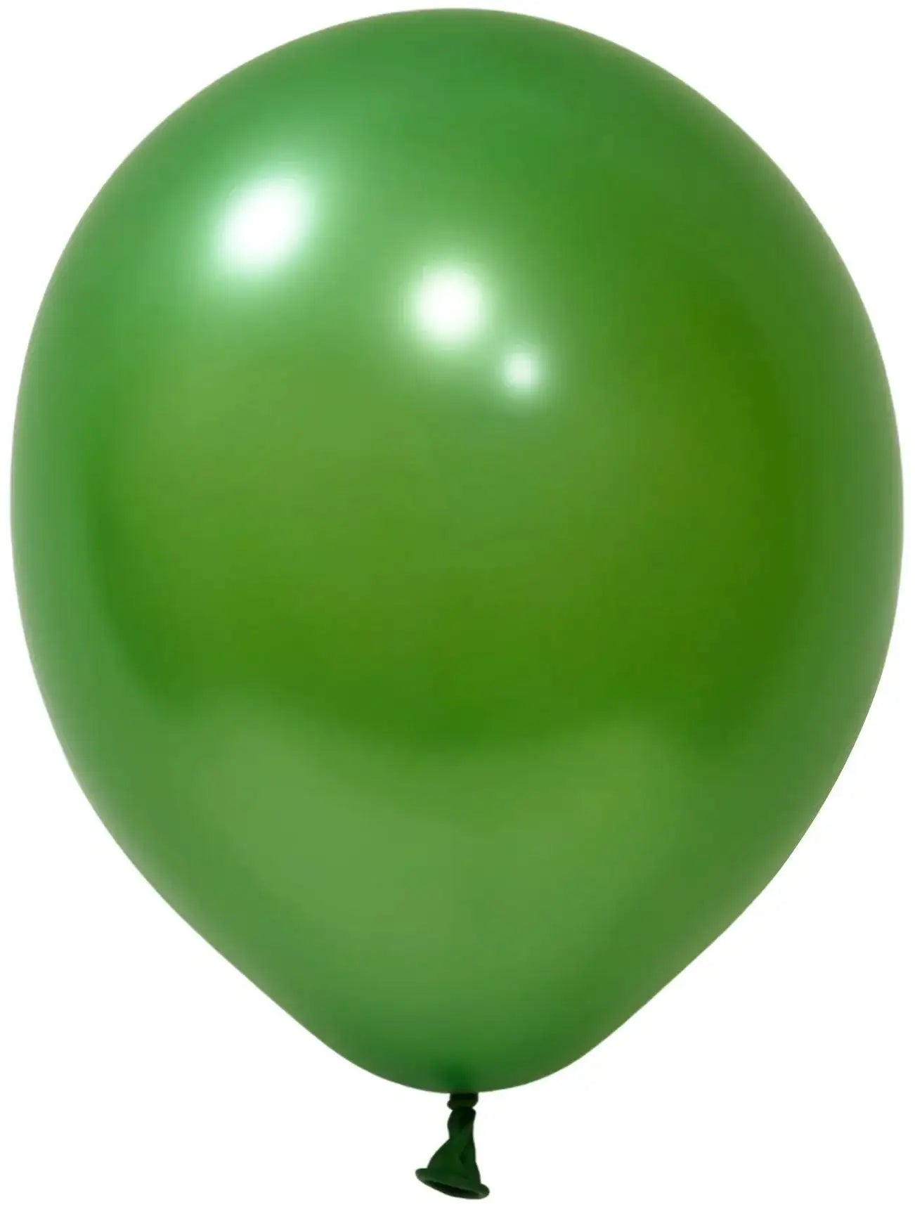 Green Metallic Latex Balloon 10Inch (Pack of 100)
