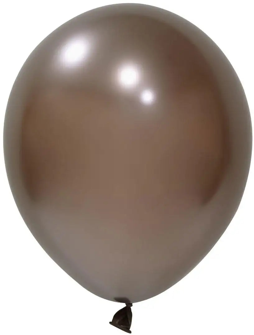 Brown Chrome Latex Balloon 10Inch (Pack of 50)