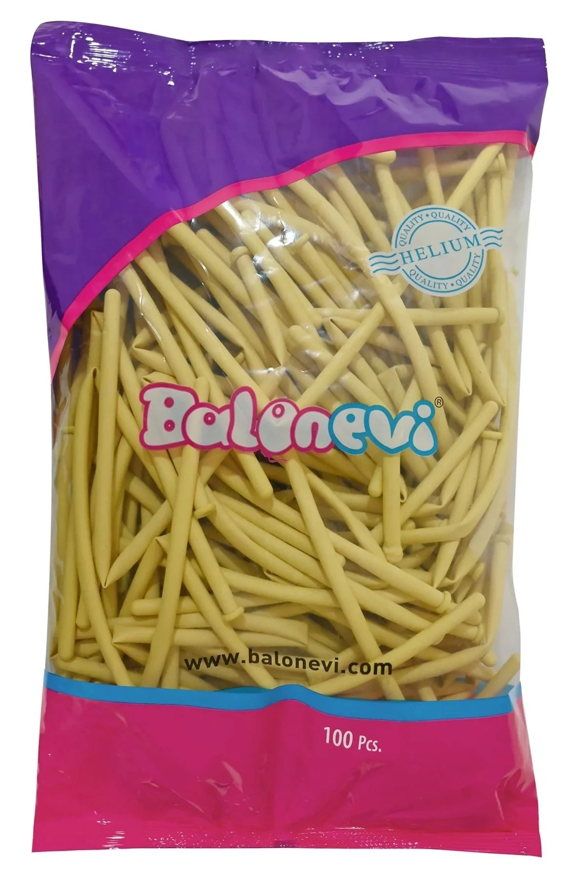 Vanilla Modelling Balloon (Pack of 100)