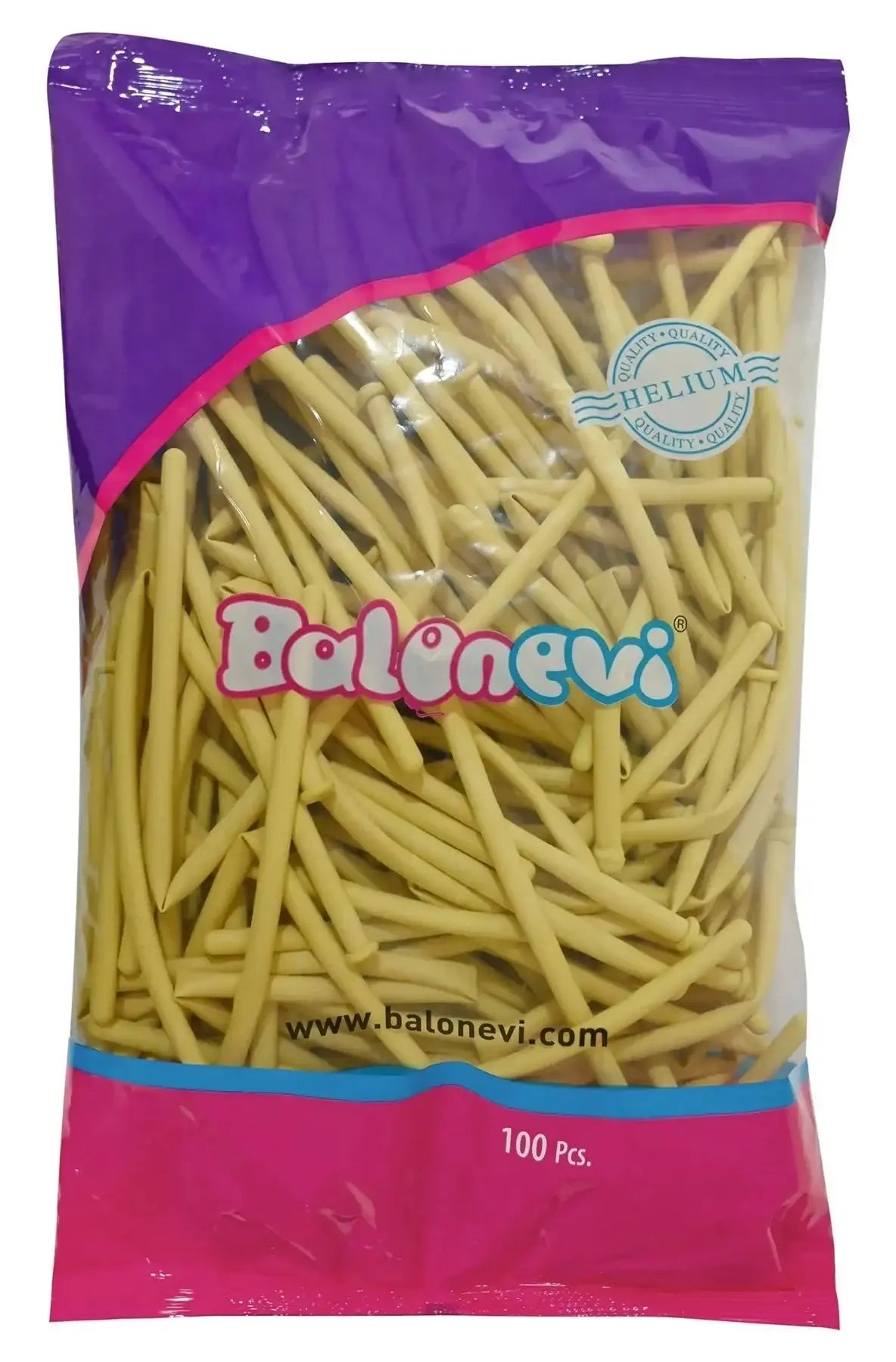 Vanilla Modelling Balloon (Pack of 100)