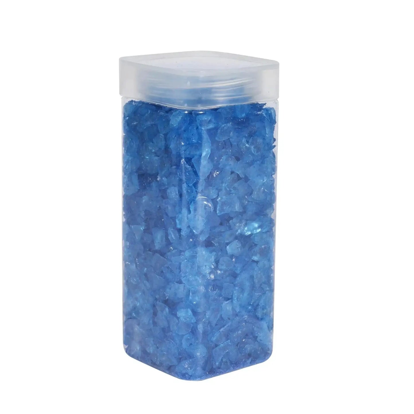5-8mm Blue Glass Pebbles (750gr)