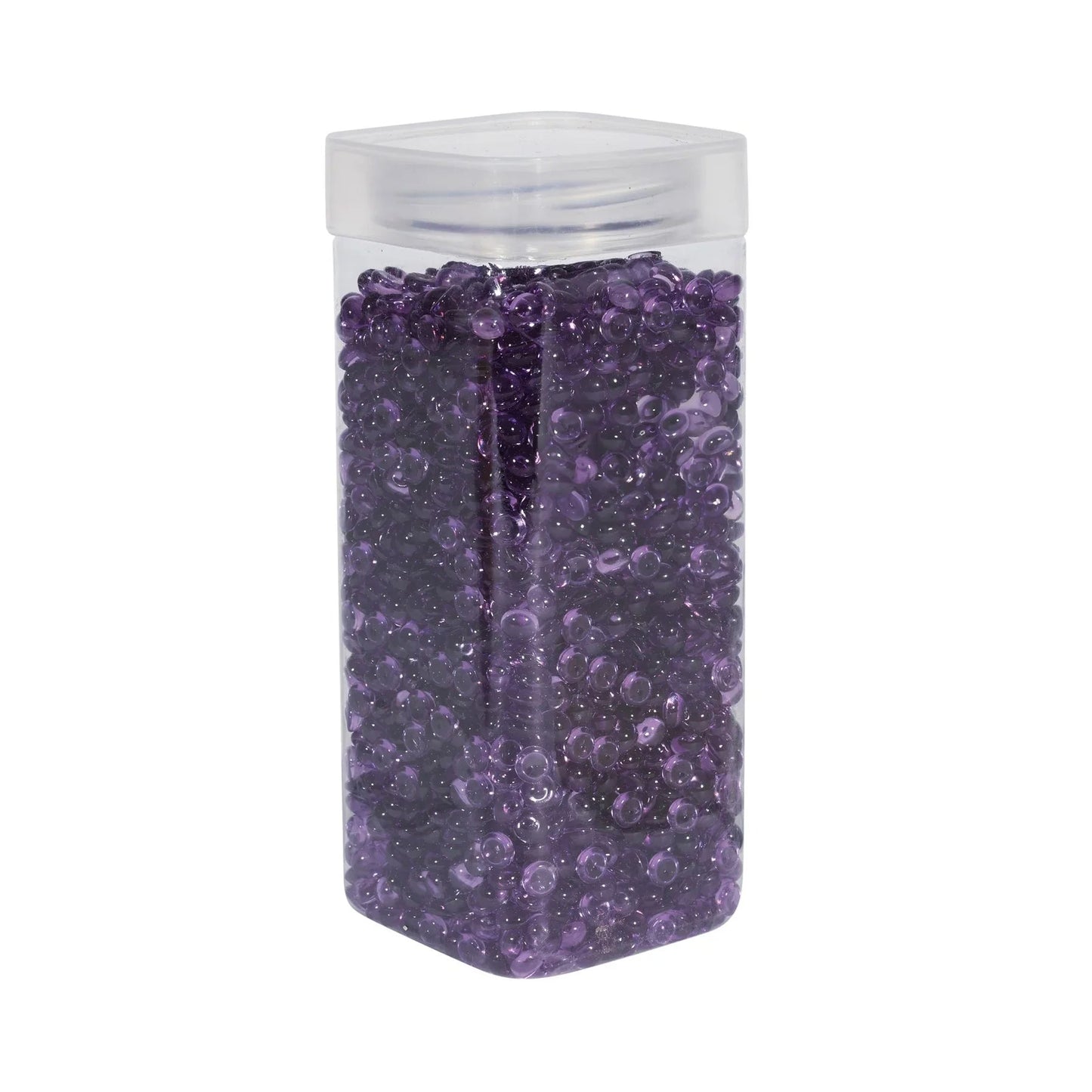 7mm Plastic Deep Purple Beads (330gr)