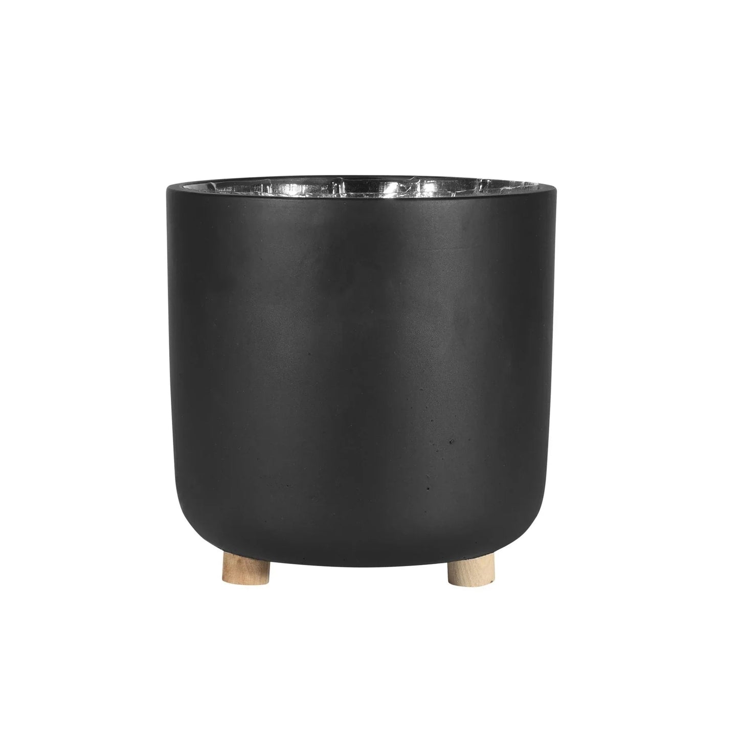 Moda Black Footed Planter (14cm x 13cm)