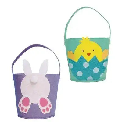 Large Assorted Easter Felt Bucket
