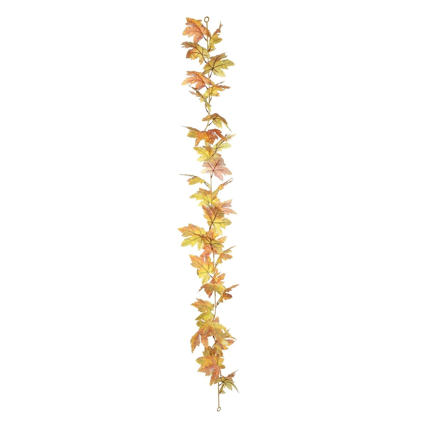 Essential Autumn Large Leaf Maple Garland - Orange/Yellow (170cm)