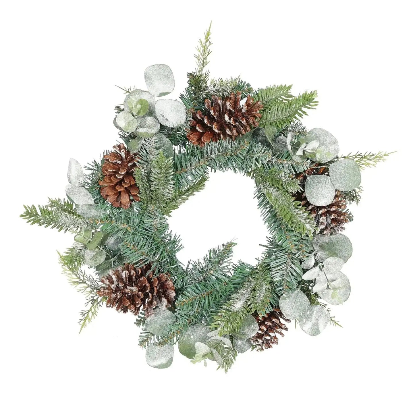 Eucalyptus Pine and Cone Wreath (40cm)
