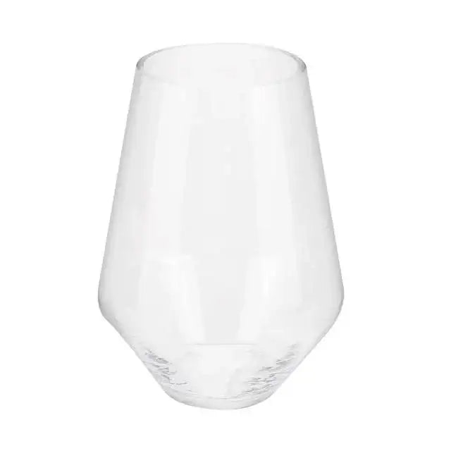 Glass Angular Vase (25cm)