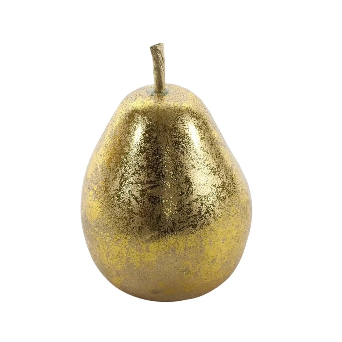 Gold Metallic Pear Hanging Decoration