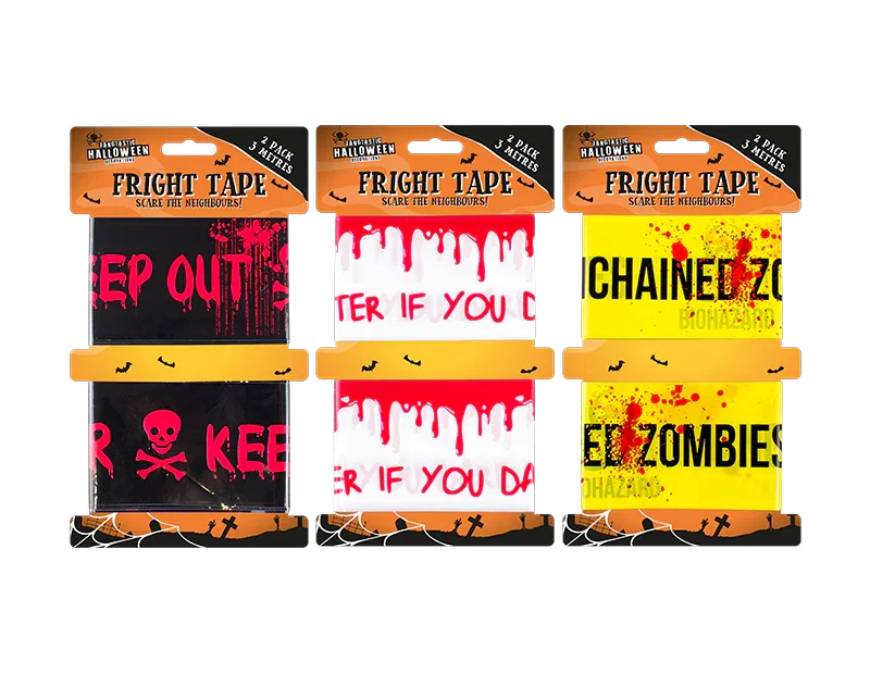Halloween Fright Tape (Assorted)