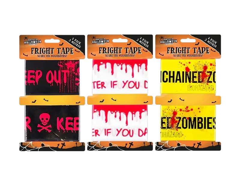 Halloween Fright Tape (Assorted)