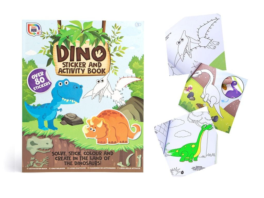 Dinosaur Activity & Sticker Book