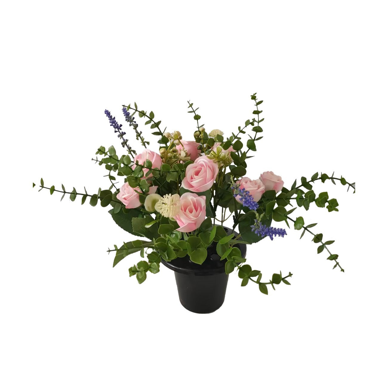 Essential Country Style Remembrance Grave Pot - Pink