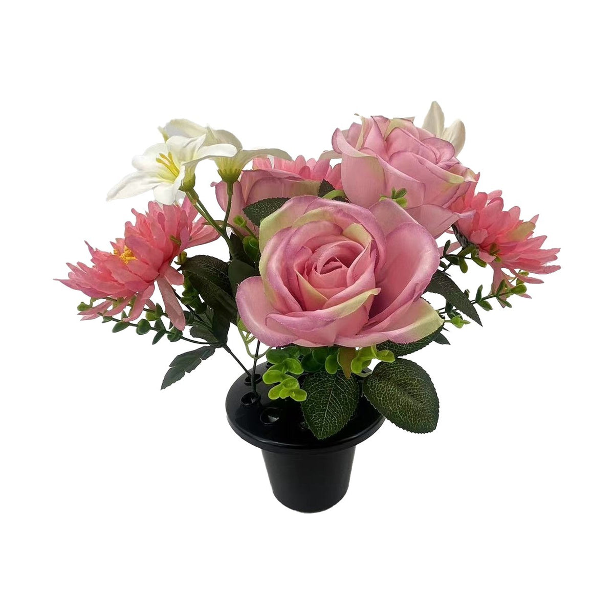 Discover the Essential Garden Mix Remembrance Grave Pot - Pink at Bristow Direct
