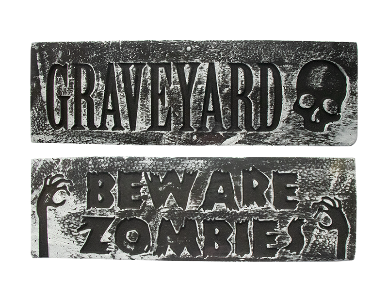 Hanging Halloween Wall Plaque