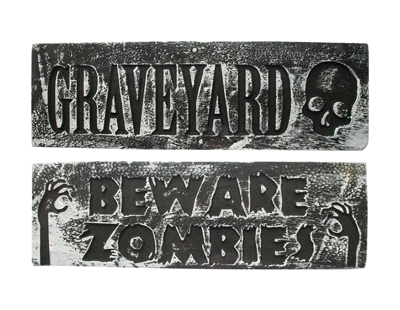 Hanging Halloween Wall Plaque