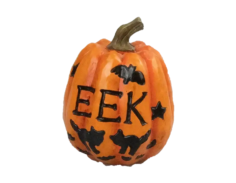 Slogan Pumpkin Ornament (Assorted)