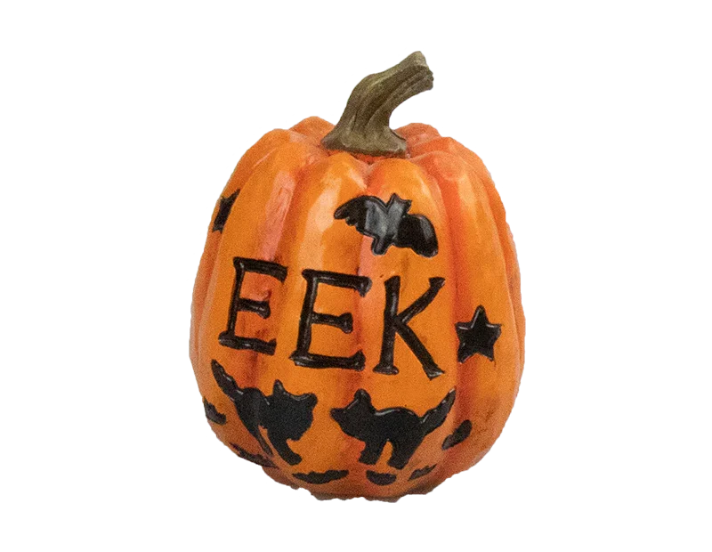 Slogan Pumpkin Ornament (Assorted)