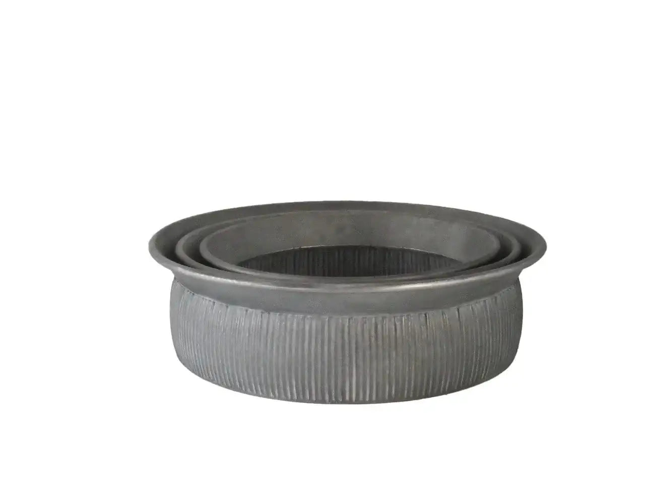 Grey Creation Legacy Metal Planters (Set of 3)