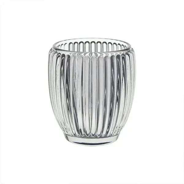 Clear Harriott Tulip Shaped Glass Tealight Holder (9.5cm)