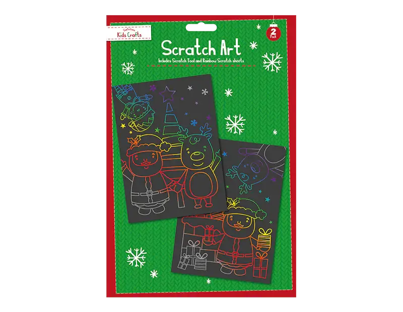 Christmas Scratch Art