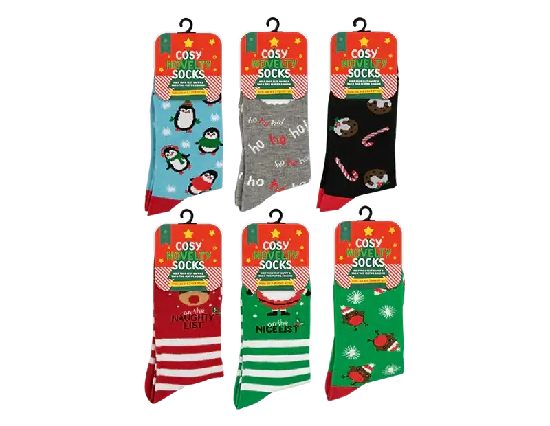 Ladies Novelty Christmas Socks