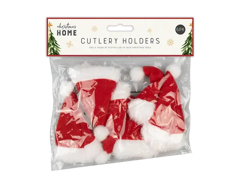 Christmas Cutlery Holders (6 Pack)