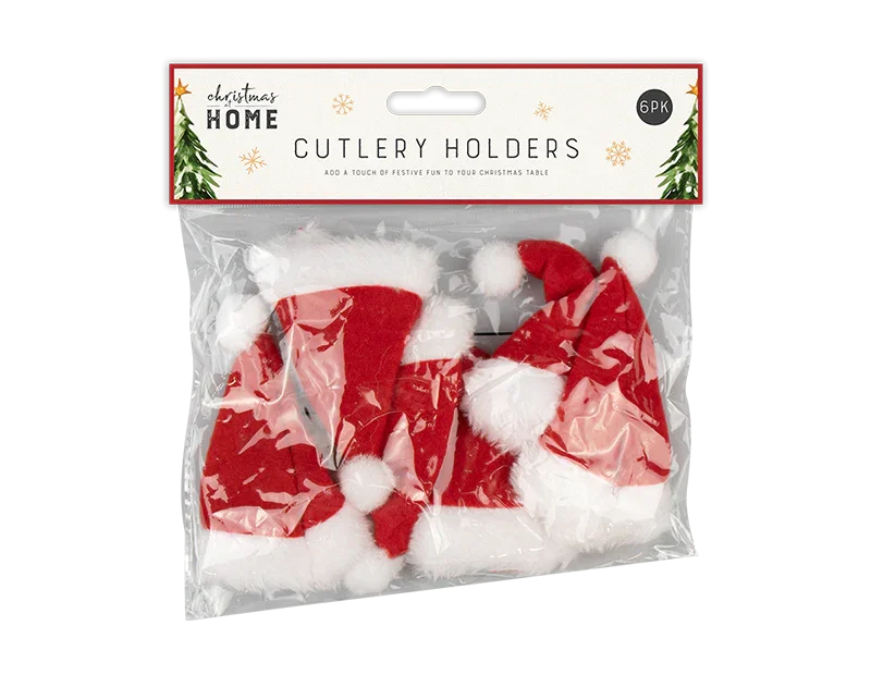 Christmas Cutlery Holders (6 Pack)