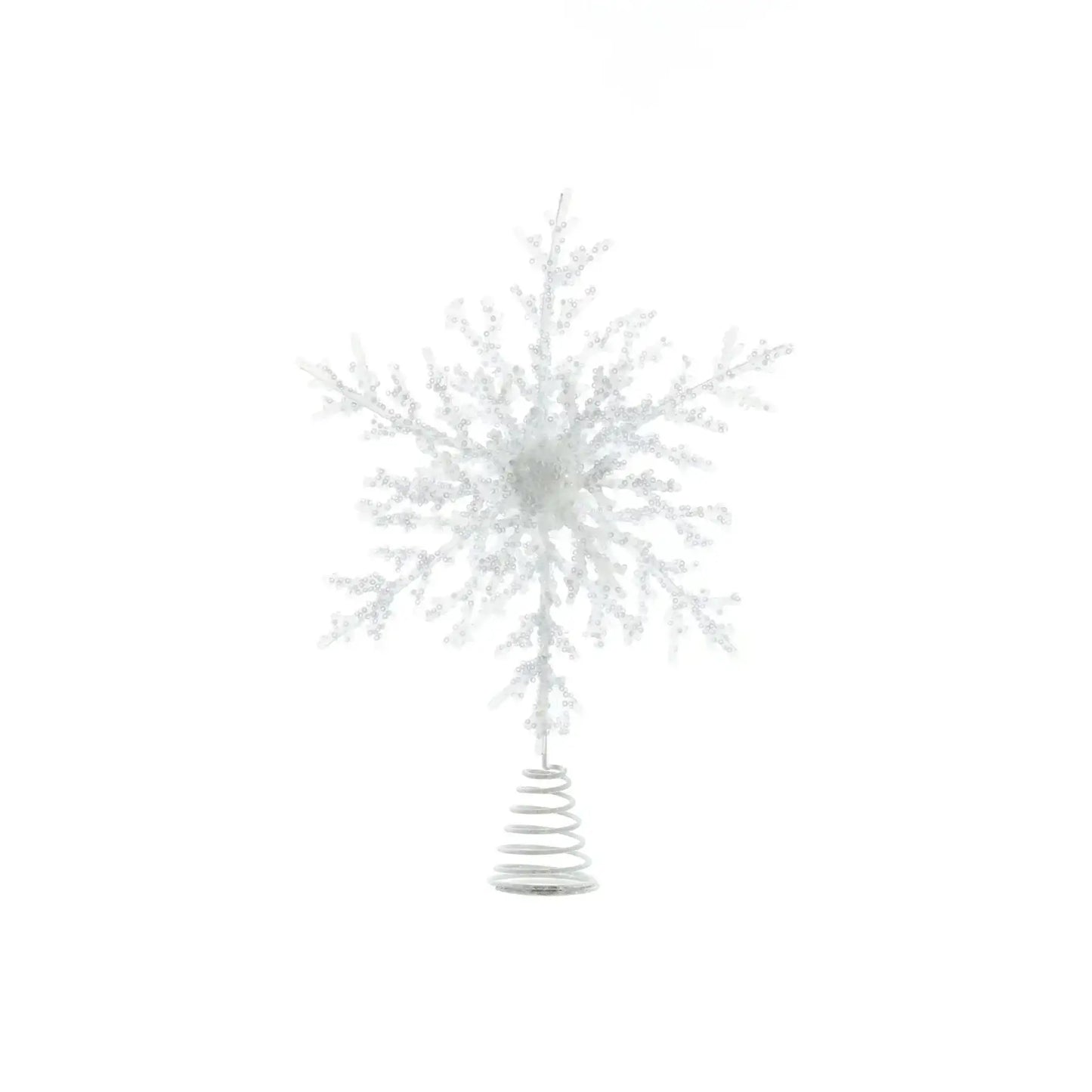 Snowflake Tree Topper - White (35cm)